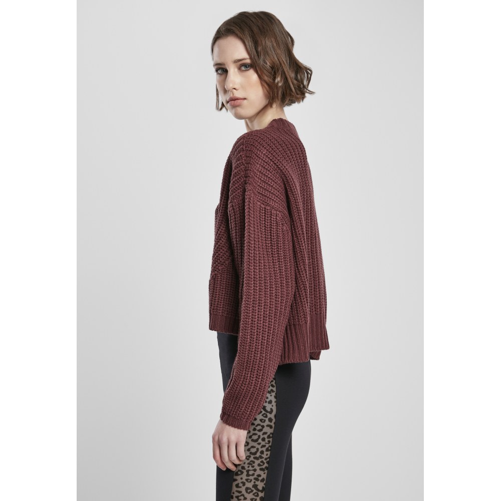 Urban Classics - Wide Oversize Chandail - Bordeaux rouge